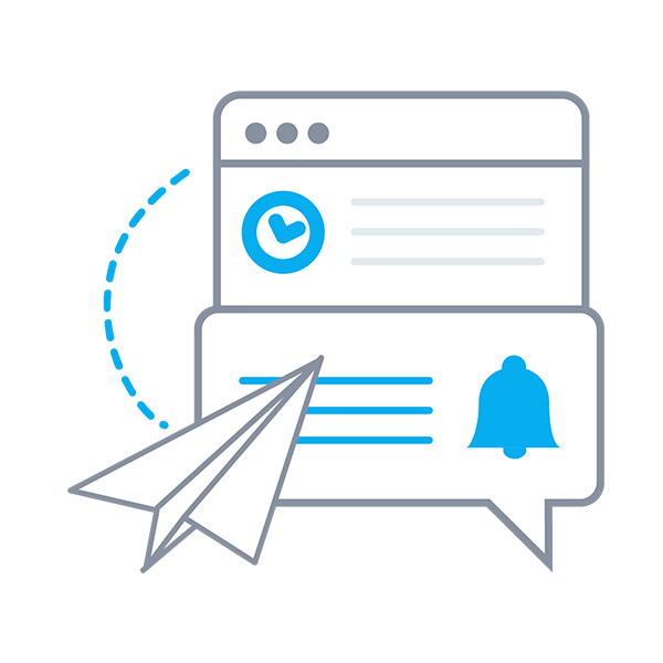 Benachrichtigungen per SMS/E-Mail